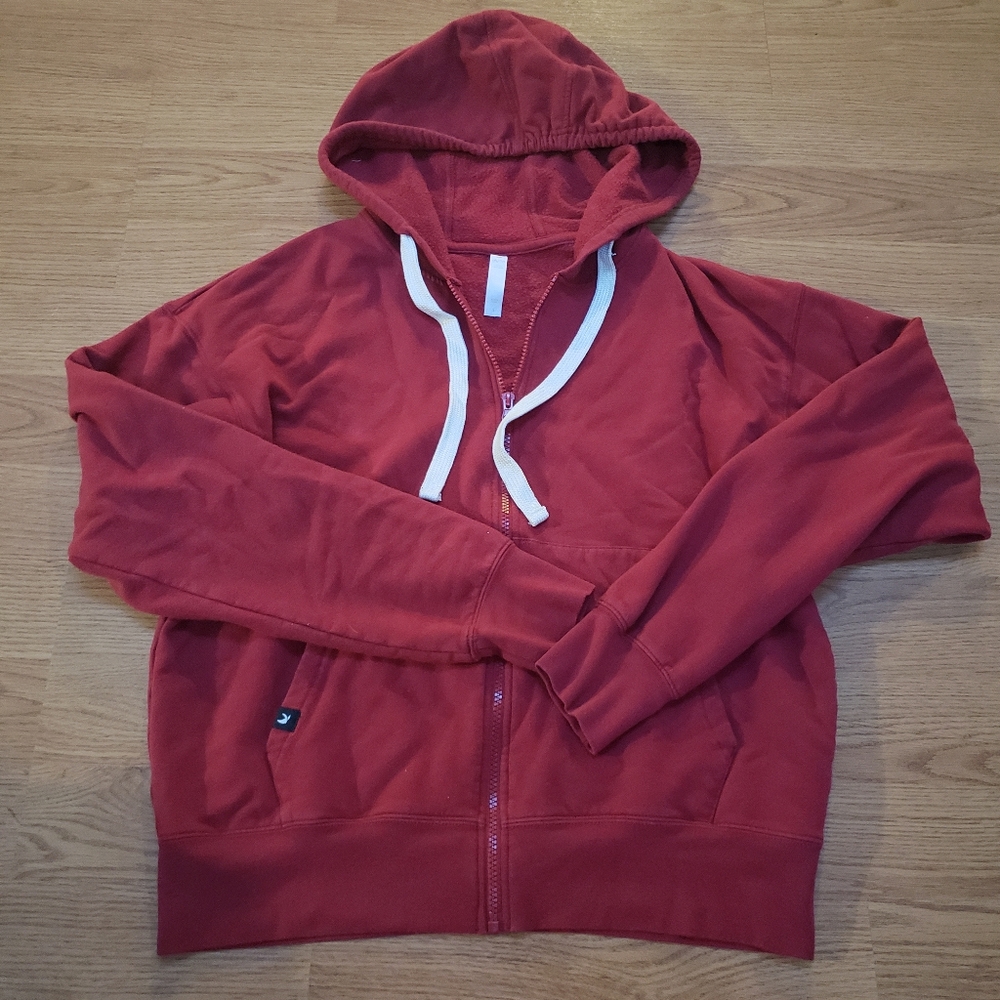 Glyder Vintage Oversized Zip Up Hoodie